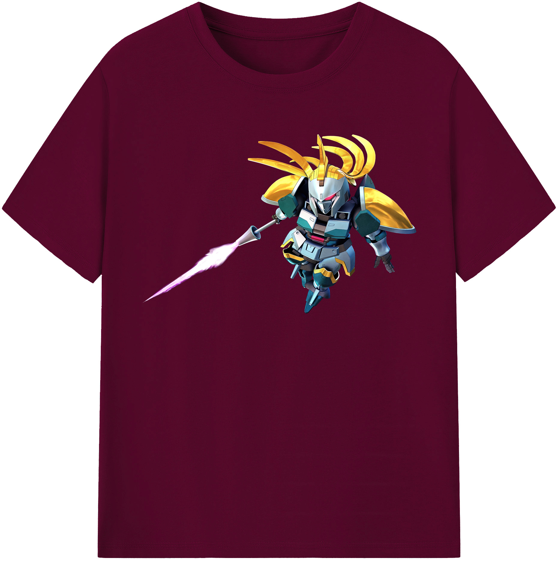 （画像用） 機動戦士ガンダム Mobile Suit Gundam レディースカジュアルプリントTシャツ（綿100％）